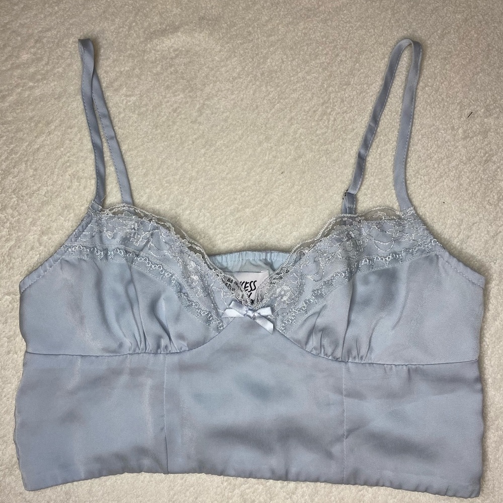 Princess Polly old school love crop top
